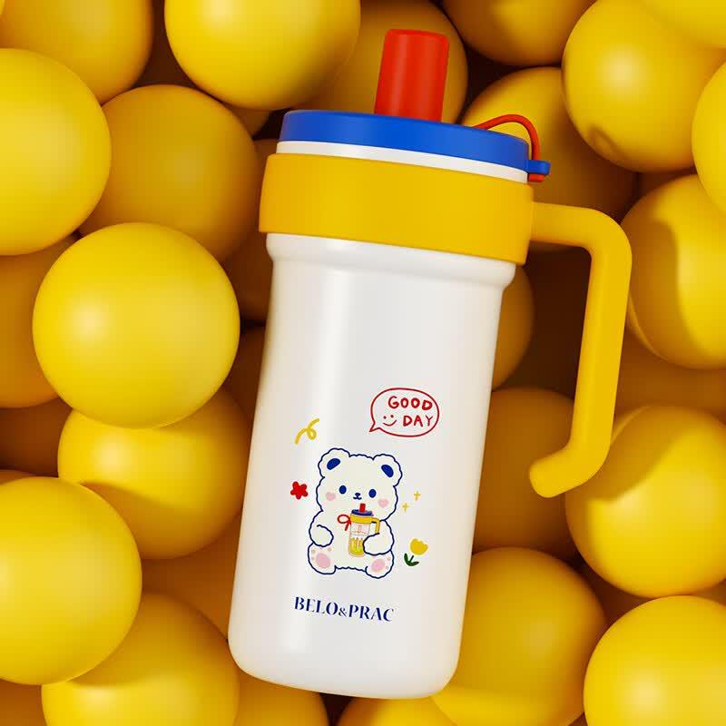BELO&PRAC 1000 мл Бутылка для воды с ручкой-ситом для заваривания чая из нержавеющей стали 316