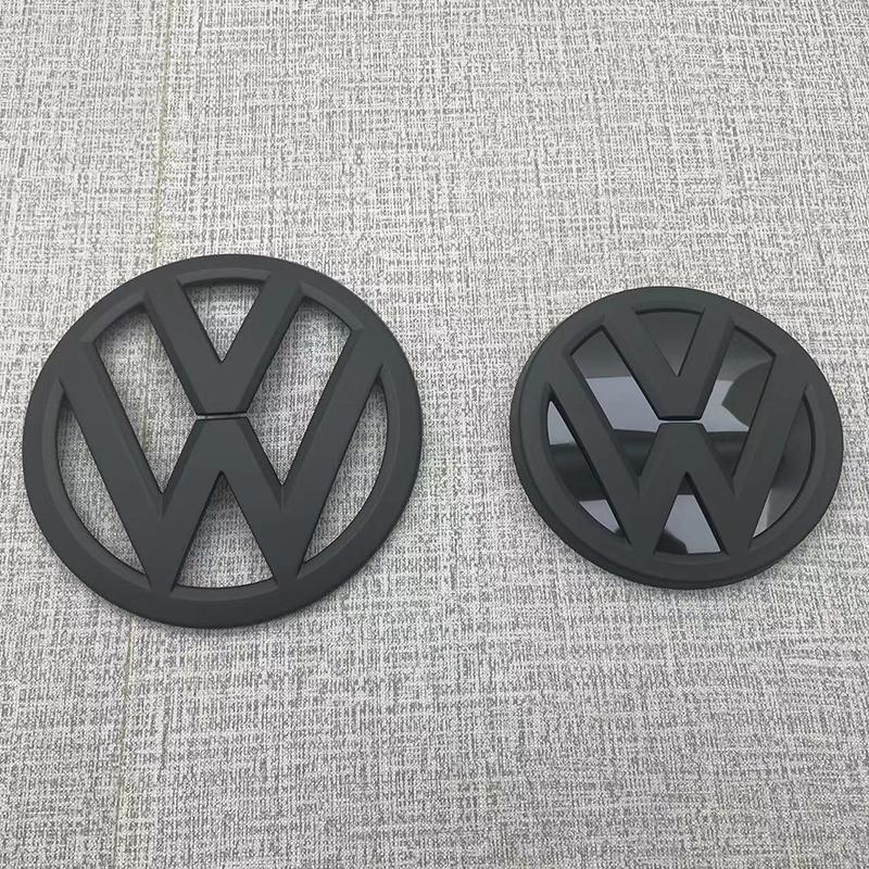 CJOZW1 2026 Hot Emblems For VW Volkswagen Jetta MK5 Golf 138mm 110mm Car Styling Front Grille Badge Rear Trunk Lid Emblem Replacement F