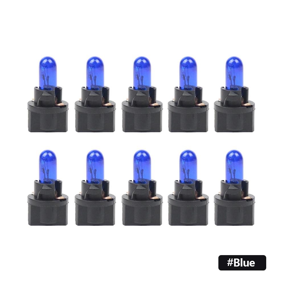 10 шт. T5 SMD LED Автомобильная лампа Автомобили Светодиод Измерительный прибор Панель приборов Лампочки Авто Внутренний Индикаторная лампа