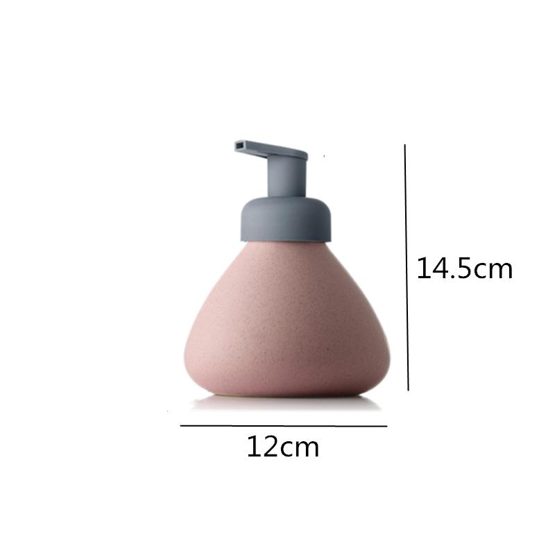 Бутылка для лосьона Nordic Ceramics 280 мл 500 мл Конический пресс Бутылка Товары для ванной комнаты Бутылка для дезинфицирующего средства для рук Контейнер для геля для душа