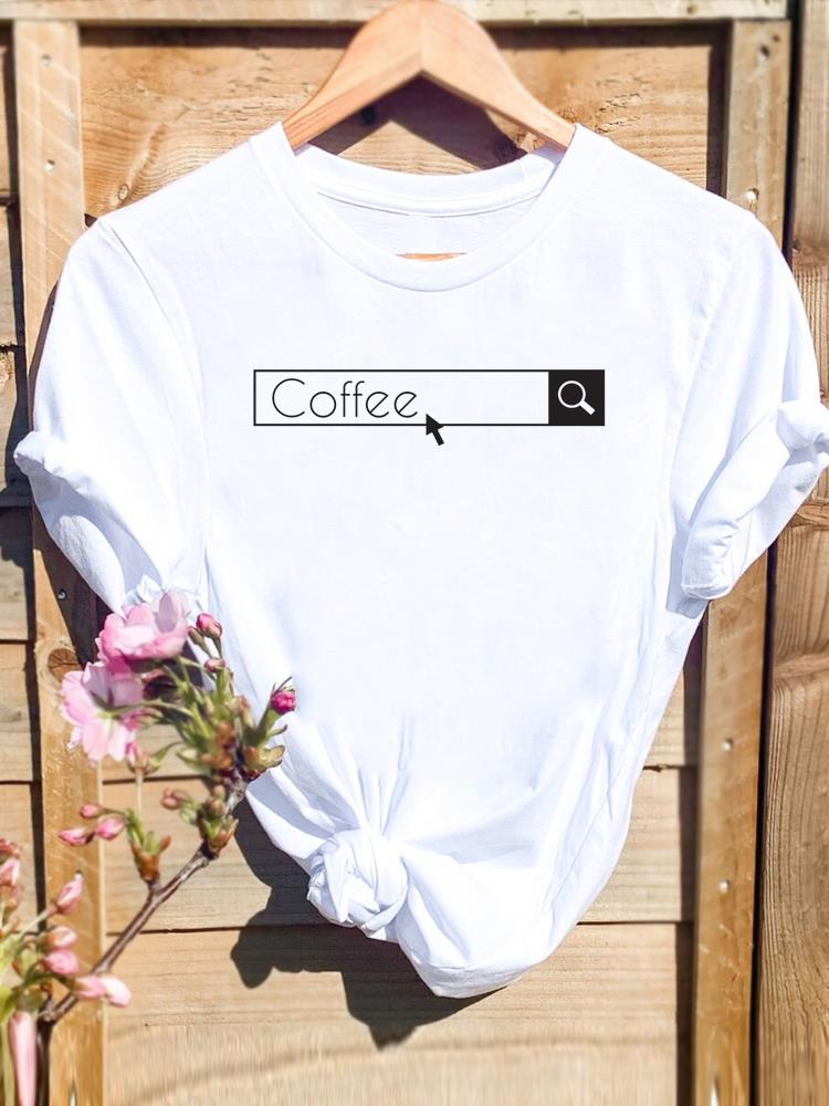 (Asian Size) Women's Love Letter Sweet Style Cute Top T Clothing Casual Fashion Print Female Casual Graphic Tee Short Sleeve T-shirts