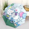 1pc Hello Kitty Automatic Opening/Closing Umbrella with Convenient Three-Fold Design, 8-Bone Iron Frame Outdoor Umbrella - Perfect Gift for Fans, Trav