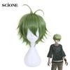 Anime Danganronpa Rantaro Amami Rantarou Green Short Wig Cosplay Costume Dangan Ronpa V3 Synthetic Hair Party Wigs