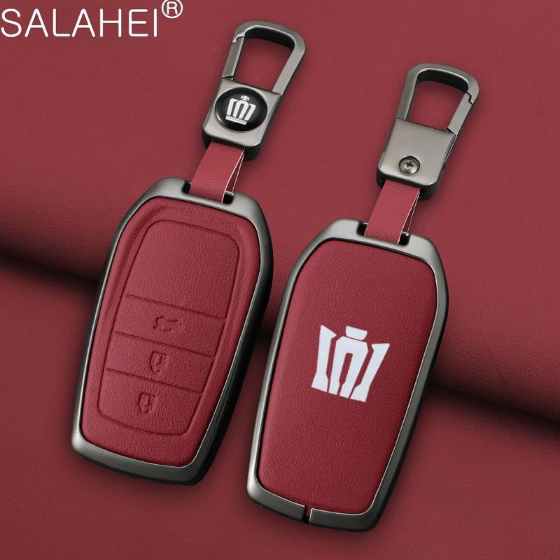 Zinc Alloy Car Key Case Cover Shell Holder For Toyota Corolla Prius RAV4 Crown Hilux Fortuner Camry Land Cruiser Prado CHR Altis