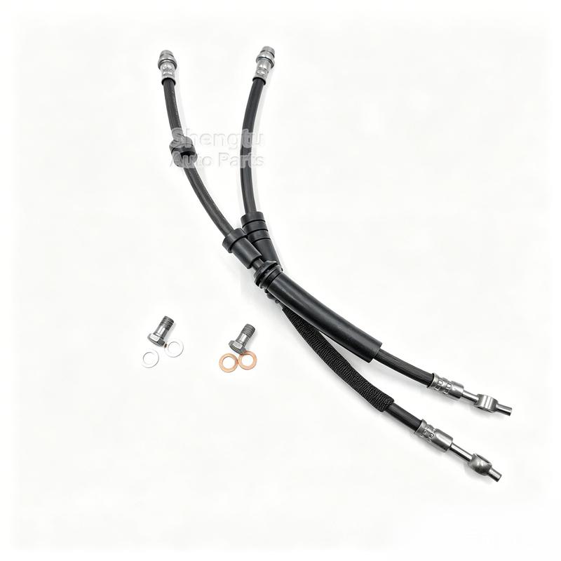 2Pcs Front Left or Right Brake Hose LR095287 LR095289 LR135813 LR135811 for Land Rover Discovery Sport L550 Range Rover Evoque