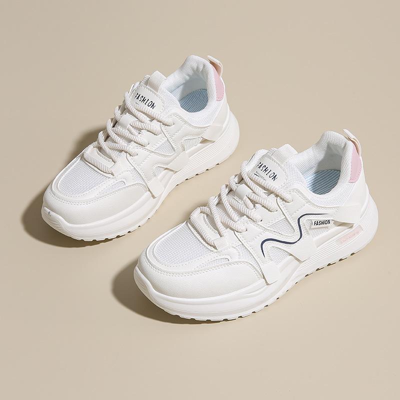 Инс корейская версия сетчатых папиных кроссовок для женщин 2025 весна новые дышащие женские студенческие спортивные увеличивающие рост повседневные кроссовки Q188