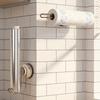 Stainless Steel Cling Film Storage Rack Wall Mounted Toilet Paper Holder Roll Paper Holder  Cabinet