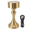 LED Table Lamp Rechargeable Battery Gold High Brightness Electroplating Drawing Process Impact