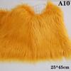 25X45Cm Long Faux Fur Fabric For Needlework Animal Suit Fur Material Diy Doll Hair Long Hair Plush Sewing Fabric