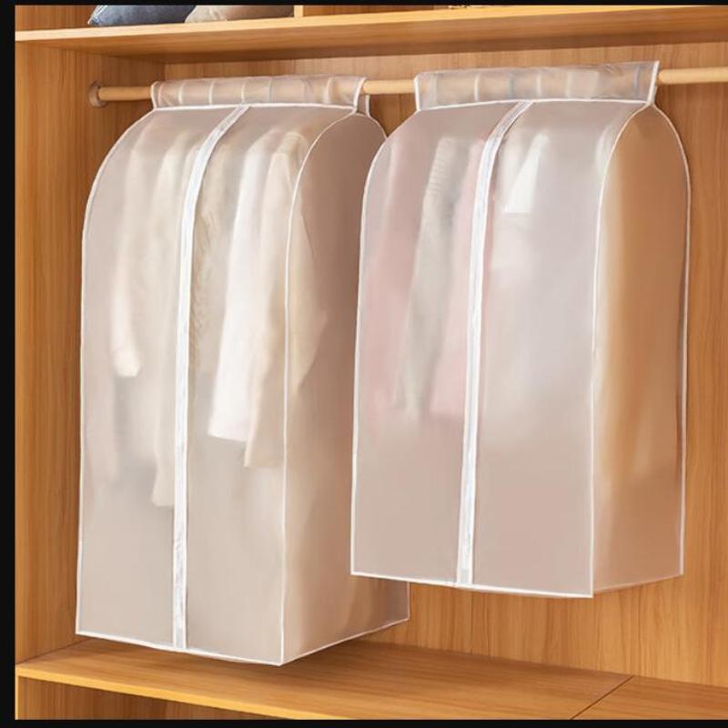 Пылезащитный чехол для одежды большой вместимости, подвесной чехол для хранения одежды, платья, костюма, пальто, с утолщением