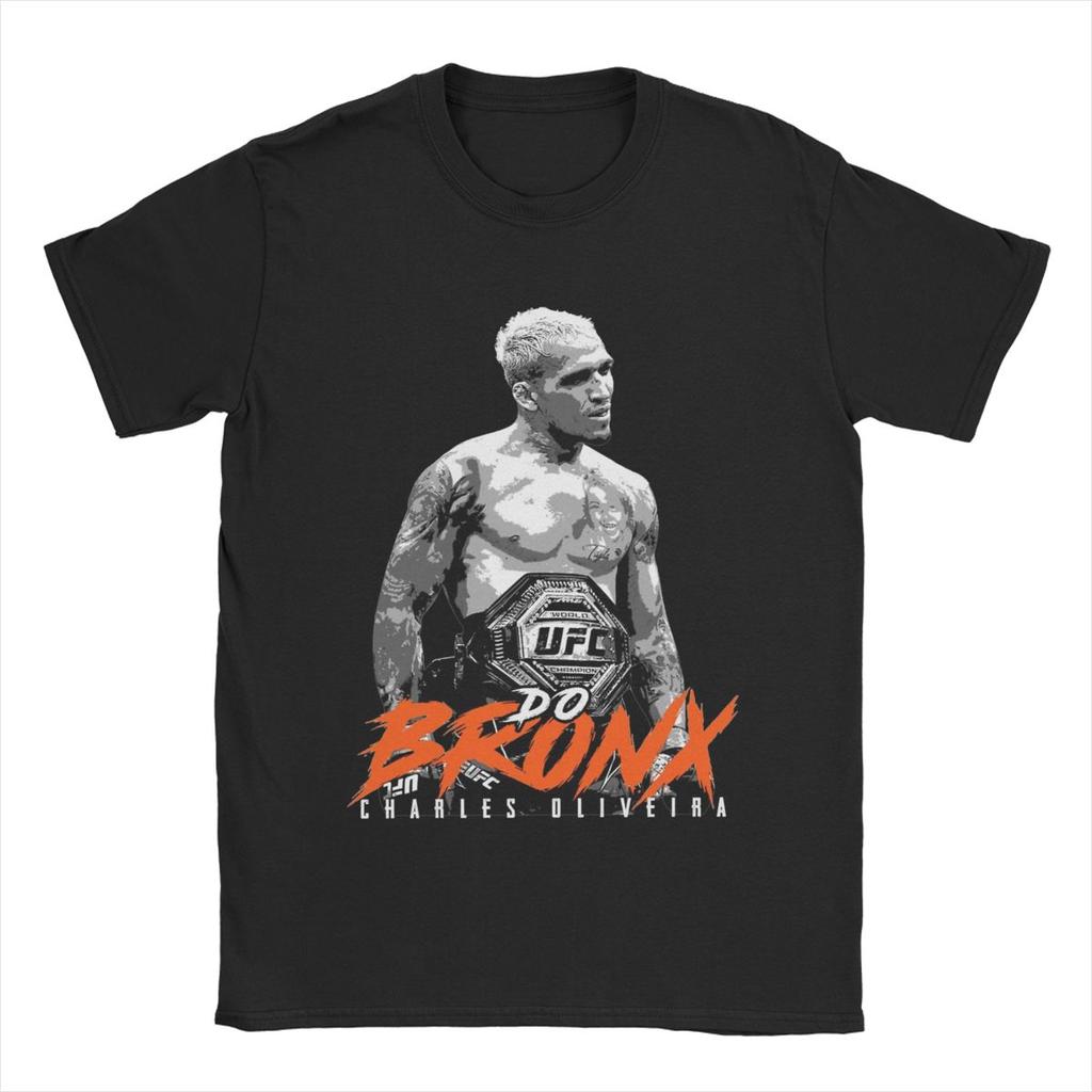 Мужская Женская Бразилия Чарльз Оливейра Клуб Боксерская Футболка Наряд Смешная 100% Хлопковая Футболка Футболка Одежда Графическая Печать