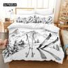 Skiing Bedding Set Duvet Cover Set 3d Bedding Digital Printing Bed Linen Queen Size Bedding Set Fashion Design