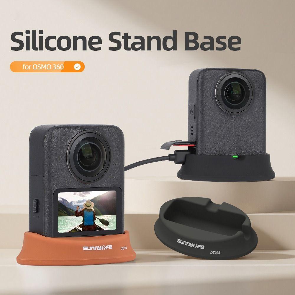 Fixed Desktop Base Silicone Car Mount Bracket for DJI Osmo 360 Action Camera Accessories