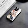 Аниме Z-Зверополис Чехол для телефона для iPhone 17 Air 16 E Pro Max 15 14 13 Mini 12 Pro 11 Max Plus Черная стеклянная крышка