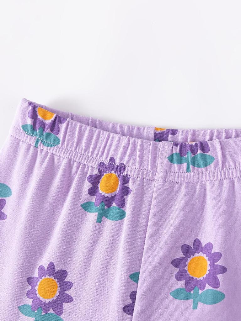 Летний комплект из двух предметов с коротким рукавом для девочек Little Maven - Европейский и американский стиль