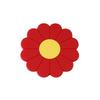 Flower Cup Holder Mat Heat-Resistant Silicone Cup Pad Round Daisy Car Storage Mat  Car Interior