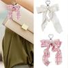 Pearls Bows Keychain Bag Charms Car Keyrings Bag Charms Accessories for Purse Backpack Decorations Valentines Day Gifts
