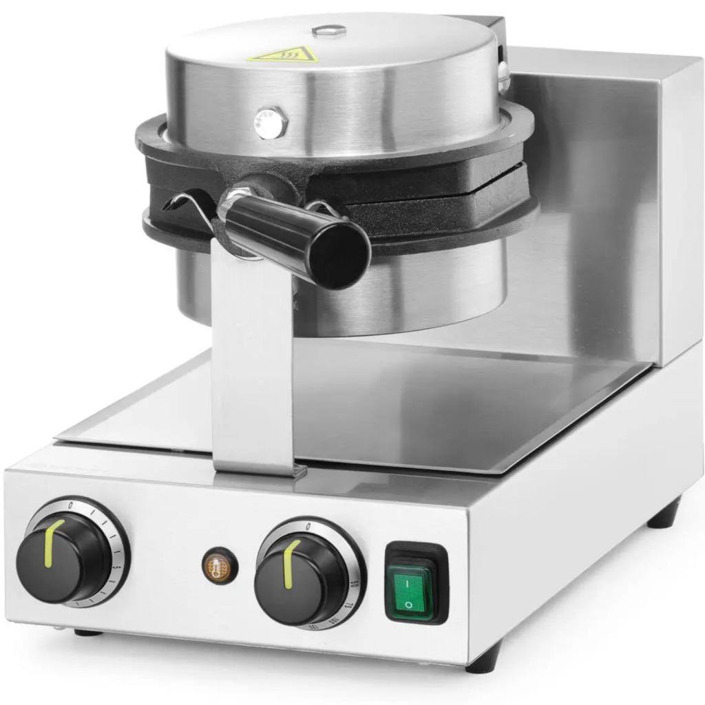 Rotary waffle maker for Bubble Waffles, diameter 170 mm, 1500 W