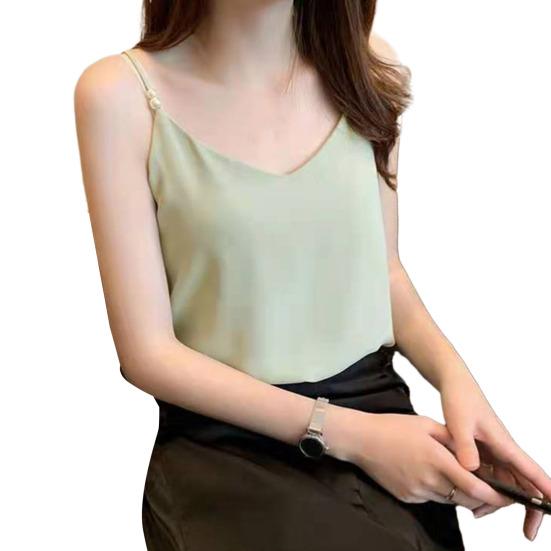 Женский жилет без рукавов с открытой спиной, однотонный, с V-образным вырезом, с низким вырезом, атласный, мягкий