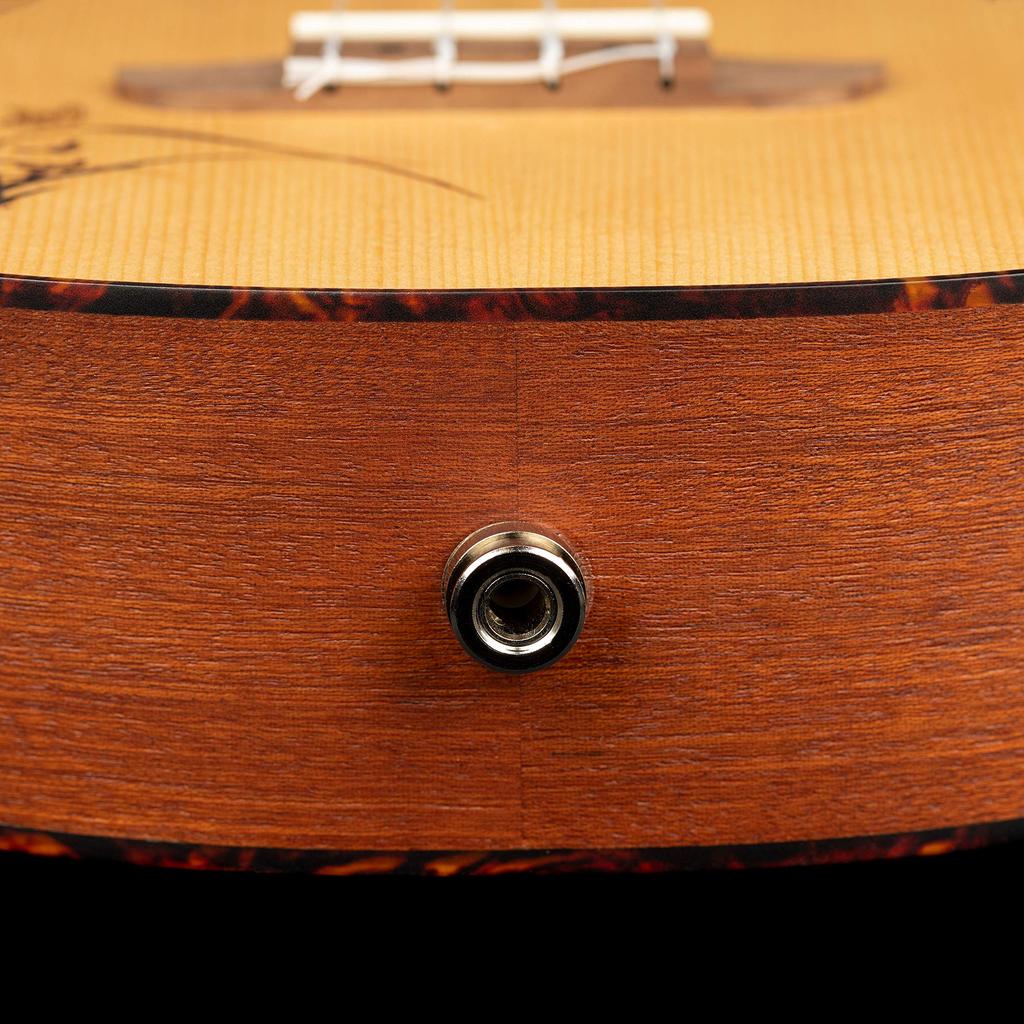 ORTEGA Укулеле Серии BONFIRE Верх из ели Концертное Вырез Чехол Леворукое RU5CE-L (Концерт включен) []