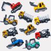 Детская модель бульдозера, вилочного погрузчика, крана, строительной техники с инерционным приводом для игры и коллекции
