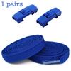 1 Pair of Unisex Easy Clip On Elastic Shoelaces Without Straps - Durable Polyester Fiber and Spandex Blend, Lightweight and Comfortable