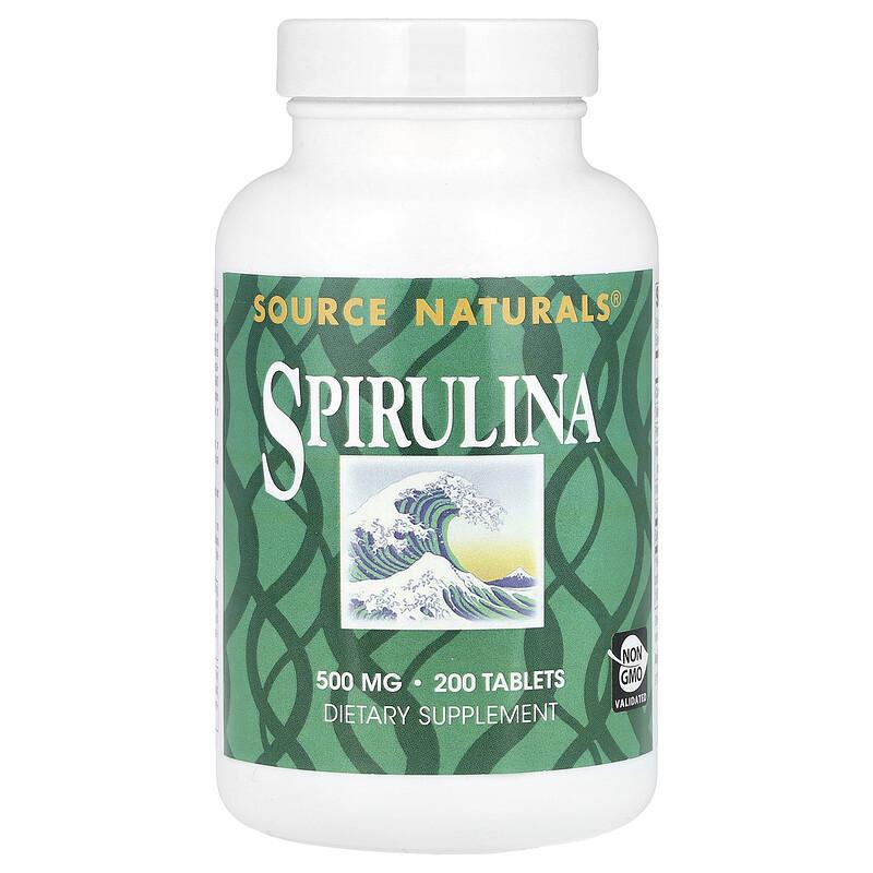 Spirulina, 200 Tablets