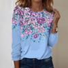 Рубашки с длинным рукавом для женщин, милые футболки с графическим принтом, блузки, повседневные базовые топы больших размеров, пуловеры
