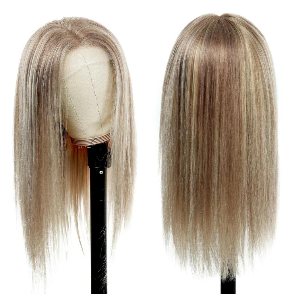 HAIRCUBE 13x4 HD парики из 100% человеческих волос Remy, длинные прямые серые блондинки, предварительно выщипанные парики из натуральных волос, натуральные человеческие волосы, ежедневно для женщин, афро