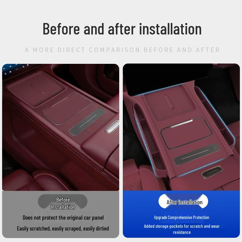 Nio ES8 Central Control Wireless Charging Silicone Pad with Pocket Protection – Fits 26 Models