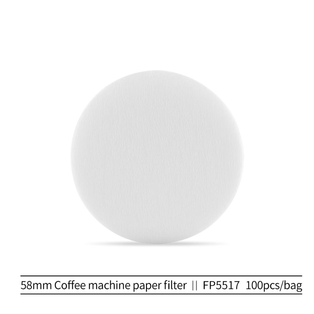 100 шт. 58 мм Бумага для кофейного фильтра Домашняя ручка Специальный фильтр для чаши с порошком Вторичная бумага для фильтрации воды Аксессуары для кофейной мока-кофеварки