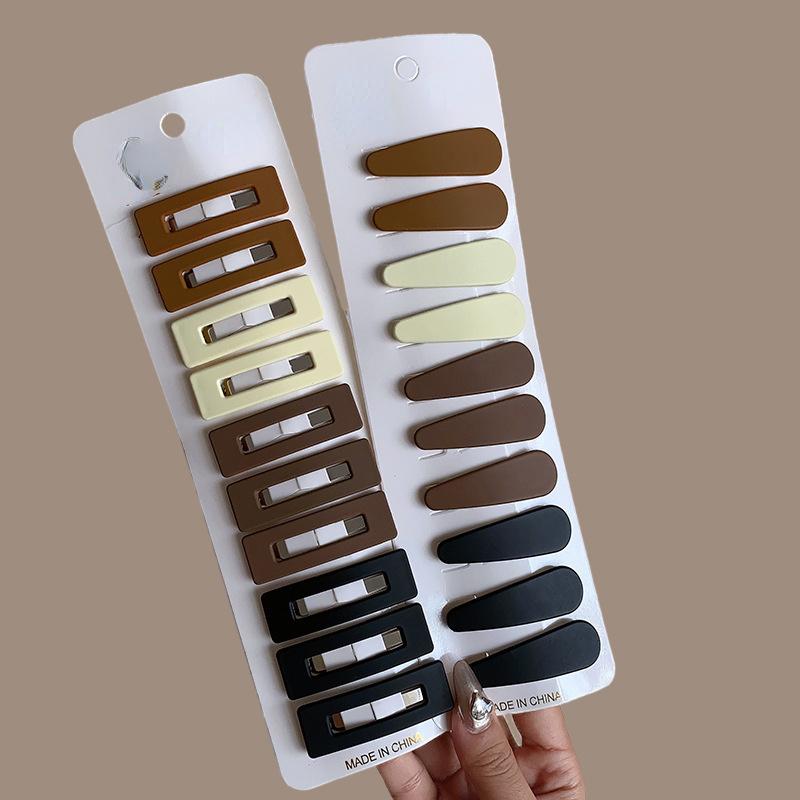 Заколка для волос с молоком и кофе, боковая заколка для челки, сломанная заколка для волос, простая качественная заколка BB, женская заколка на затылке, боковая заколка, чародейка