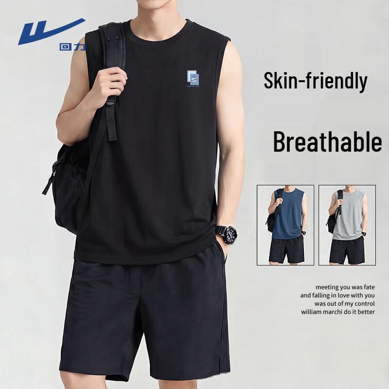 Warrior Men's Breathable Cotton Sleeveless Running Vest