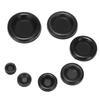 200Pcs Closed Hole Plugs Rubber Grommets Black Washers for Wiring NEW Firewall Grommet