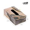 Салфетница из МДФ, Tissue Box for Table in MDF (23 x 14 x 8 cm, Silver Marble),  Duli
