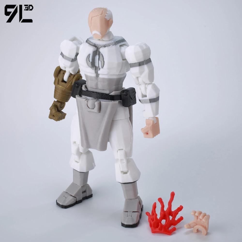9L3D Dummy13 Lucky13 Conquest Фигурка Действия Invin-cible Модель Полностью Подвижная Игрушка Многосуставчатый Подвижный Робот 3D Печатный Декор