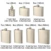 Portable Drinking Bottle Drinkware Stainless Steel Whiskey Holder Hip Flask Liquor Flask