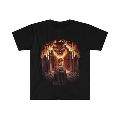 Унисекс футболка из мягкого хлопка. Группа Ghost