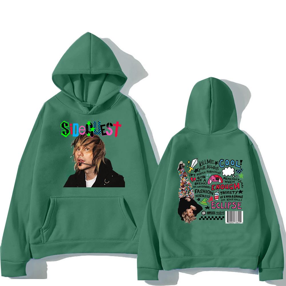 5 Seconds of Summer Michael Clifford Hoodie 2025 Album SIDEQUEST Men/women Hoodies Harajuku Winter Clothes Pullover Sweatshirt