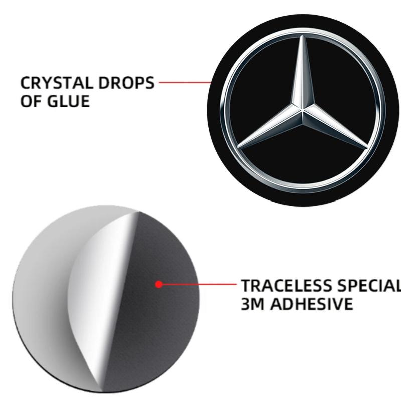 4Pcs Car Lock Stickers Keyhole Anti-blocking Protection Styling For Mercedes Benz B/C/E/S Class A Class C200L GLC GLK New CLA GHIJK1