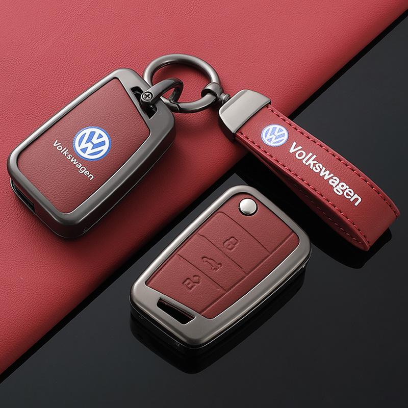 Чехол для ключа Volkswagen для Sagitar, Bora, CC, Magotan, Tayron, Passat, Polo, Lavida, T-Cross, Golf
