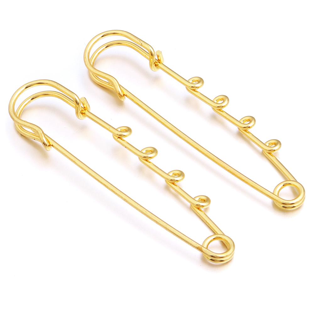 5-10 шт./лот Золотые булавки Броши Пустая основа Брошь-булавка с отверстиями Крепежи Булавка Для изготовления украшений своими руками Принадлежности Аксессуары