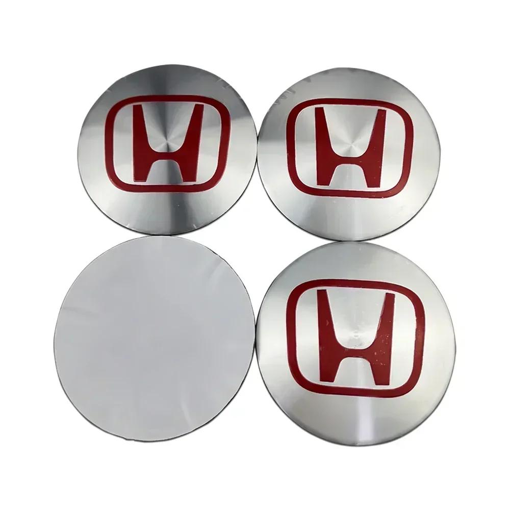 56/60/65mm Car Wheel Center Hub Sticker for Honda Mugen Accord HRV Fit Jazz City Civic Inspire CRV Odyssey Jade Accessories
