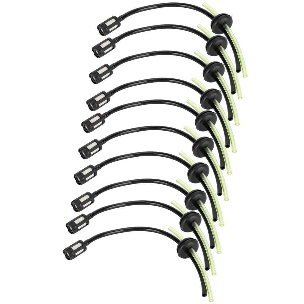 10Pcs Fuel Filter Hose Assembly Kit Replacement for GX35 Lawn Mower Brush Cutter Parts