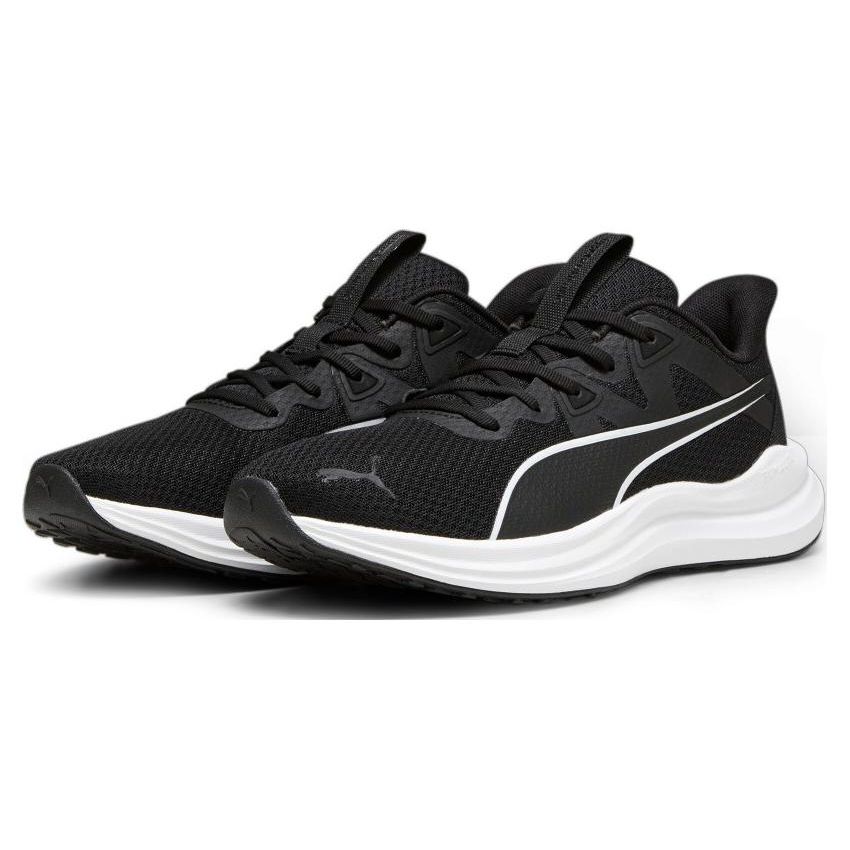Puma REFLECT LITE Унисекс Черно-белые Низкие Марафонские Беговые Кроссовки 378768-01