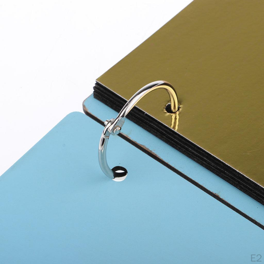 Wooden Scrapbook Photo Album Book for Anniversary, Wedding Gift, Travelling, Box Package