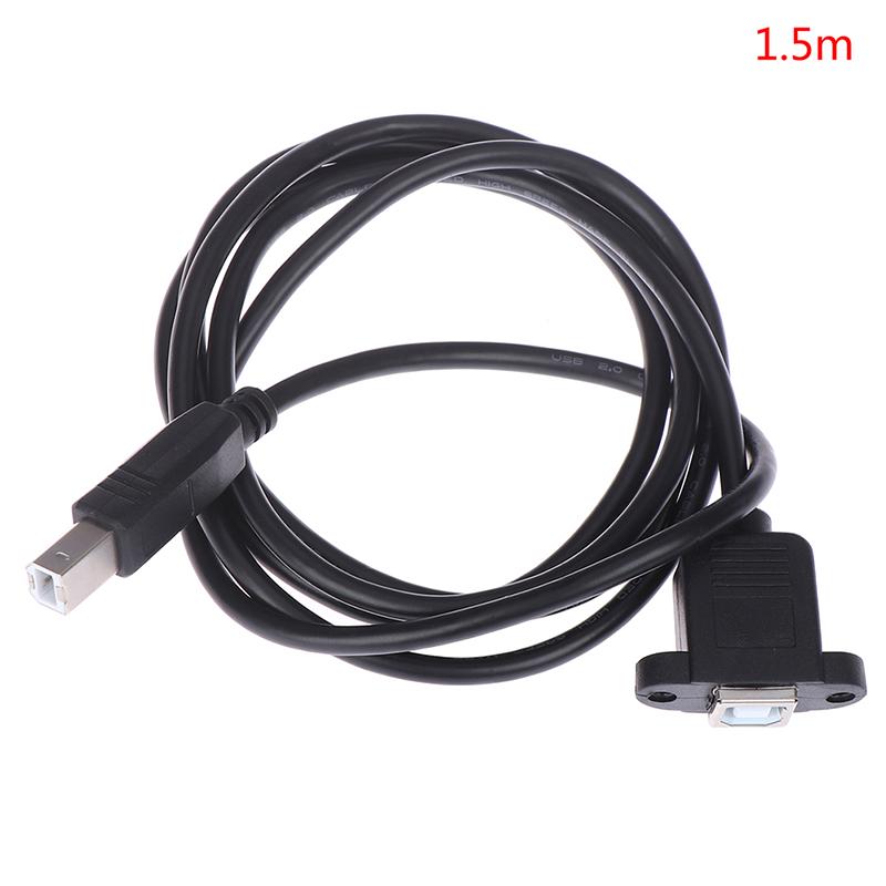 USB 2.0 Тип B Мужской и Тип B Женский Удлинительный кабель принтера с креплением на панели