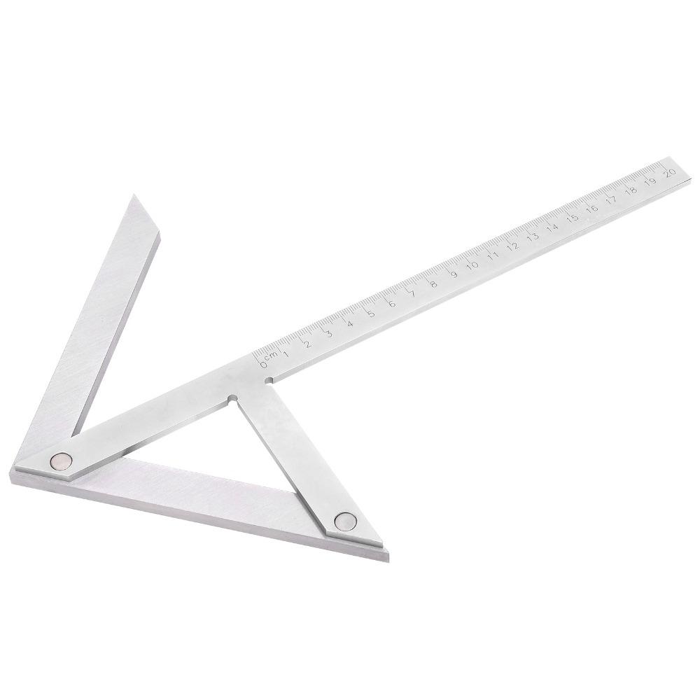 Stainless Steel Center Finder Tool High Accuracy Measuring Tool Woodworking Ruler Tool Woodworking
