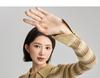 Double zipper striped lapel cardigan for women in spring 2026, with a slim fit and slimming temperament. Knitted sweater