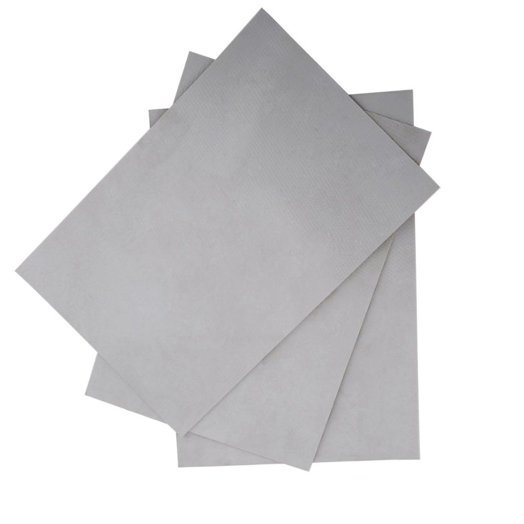 Комплект из 3 шт. ПВХ-заплаток для ремонта надувного плота, лодки, каноэ, каяка (серый)